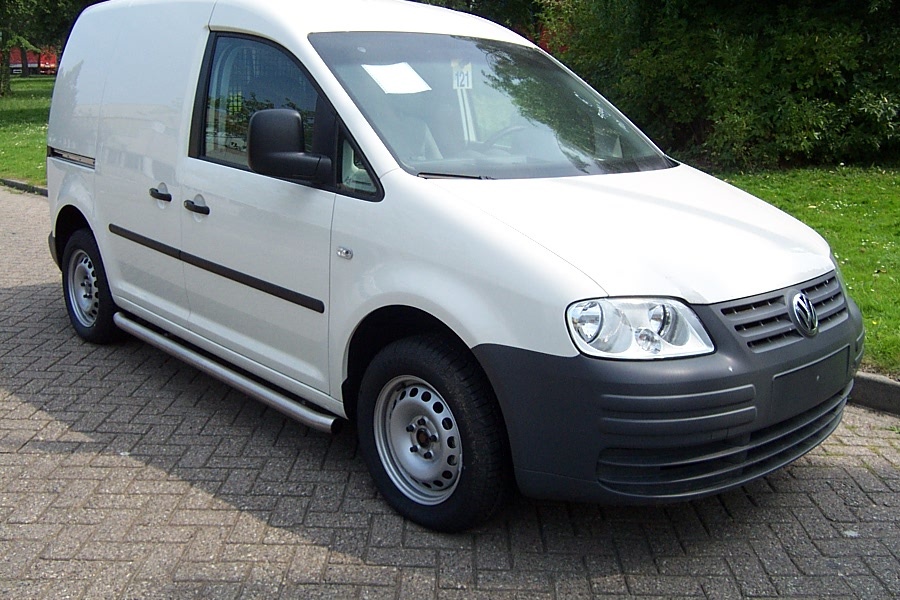 Sidebars RVS Volkswagen Caddy Maxi vanaf 2010 L2 Hoogglans