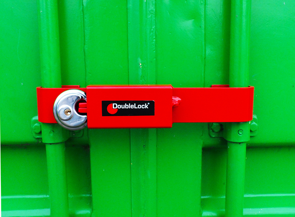 DoubleLock Container Lock JUNIOR RED