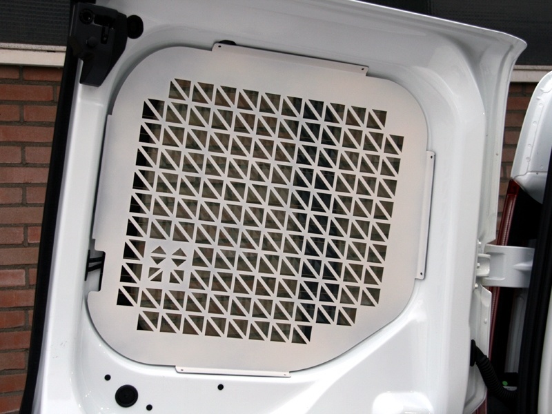 Ruitbeveiliging Fiat Doblo vanaf 2012 uitvoering met achterdeuren - Wit