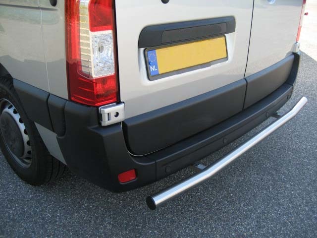 Rearbar RVS geborsteld Fiat Fiorino vanaf 2008 WB 2513 uitvoering zonder trekhaak