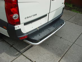 Mercedes Rearbar Mercedes Sprinter vanaf 2018 met originele opstap in bumper