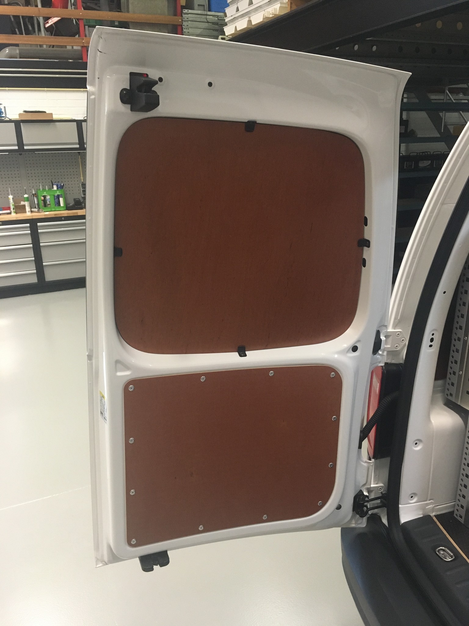 Deurpanelen Volkswagen Caddy vanaf 2010 achterdeuren bovenzijde 2 stuks