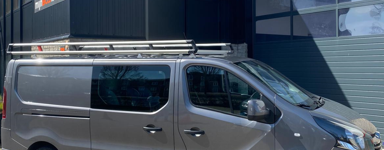 Aluminium imperiaal XTRA Volkswagen T5 L2 H1 inclusief opsteekrol