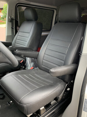 Stoelhoezen Fiat Scudo vanaf 2022 Stoel/Stoel combinatie