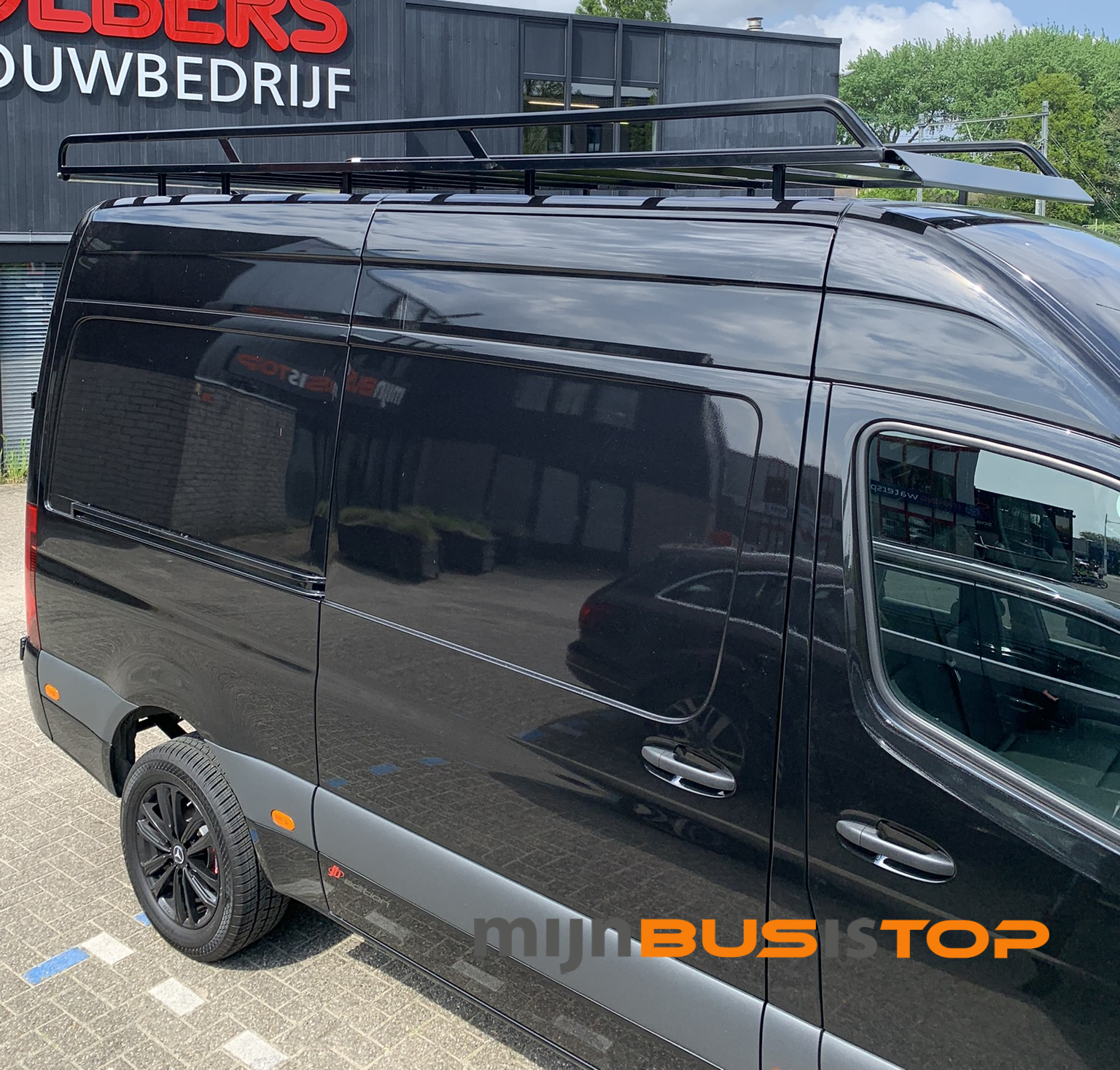 Zwart imperiaal Volkswagen Crafter vanaf 2006