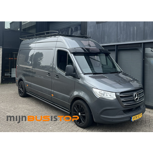 Zwart RVS Equinox imperiaal Mercedes Sprinter vanaf 2019