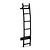 Ford Rhino zwarte deurladder Ford Transit Custom vanaf 2024