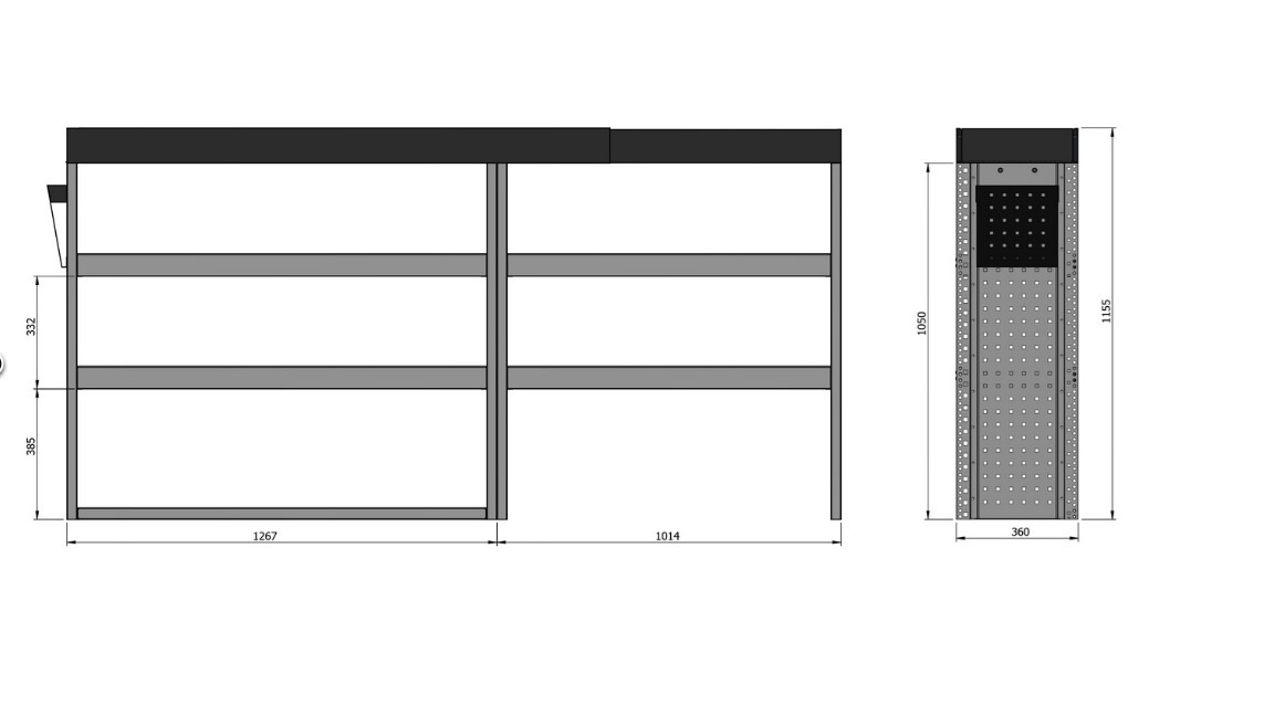 Volkswagen Kastinrichting Mercedes Vito vanaf 2014