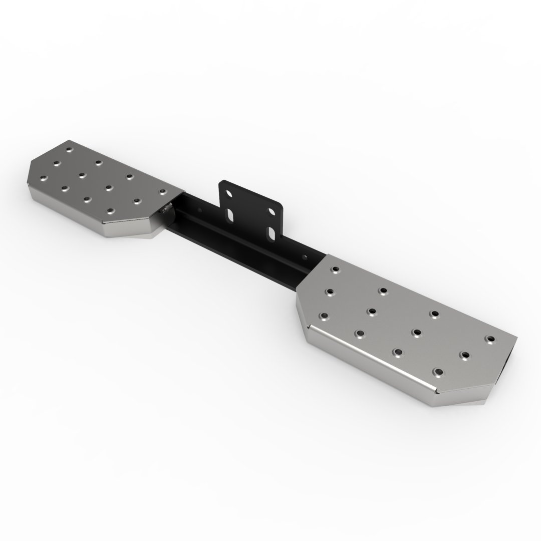 Dubbele opstaptrede RVS Renault Master vanaf 2024