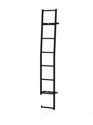 Zwarte deurladder Opel Movano vanaf 2021