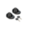 universeel GATELOCK T-lock beveiligingsslot - slamlock - set van 3 sloten - mat zwart
