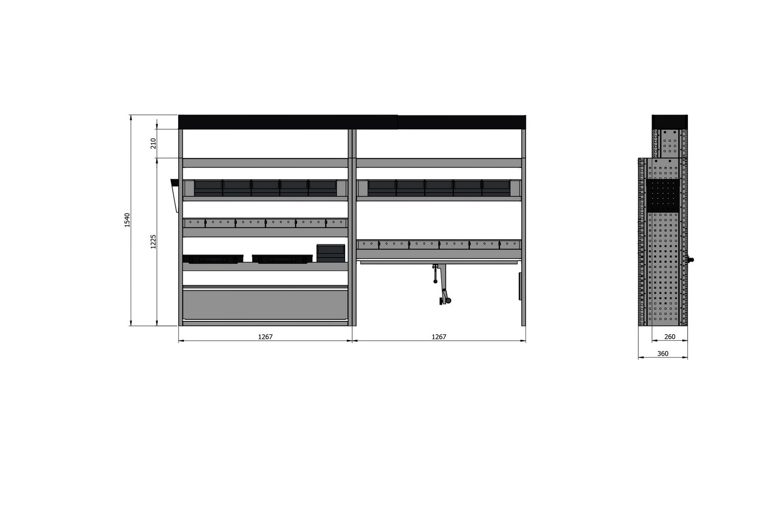 Nissan Kastinrichting linkerzijde Nissan Interstar vanaf 2024