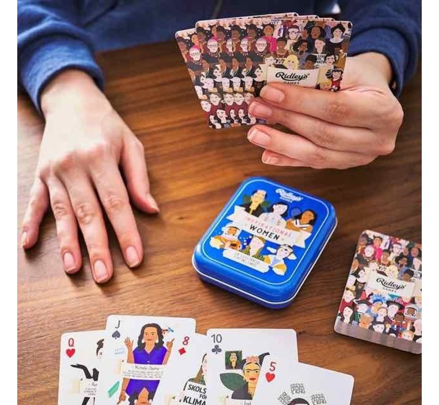Inspirational women speelkaarten