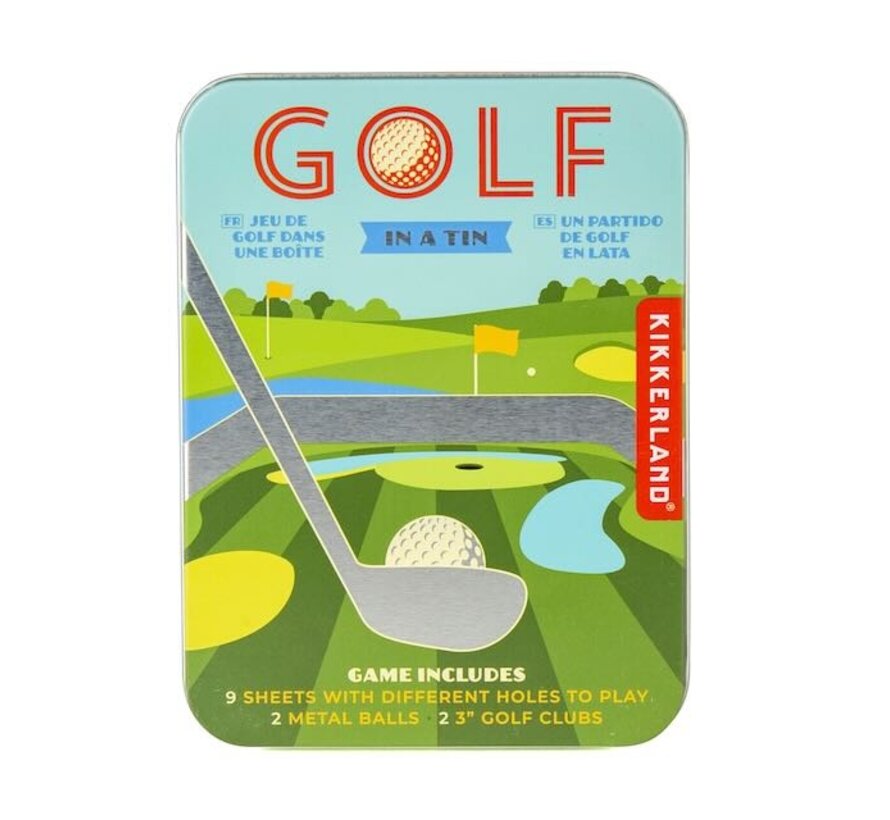 Golf in a tin