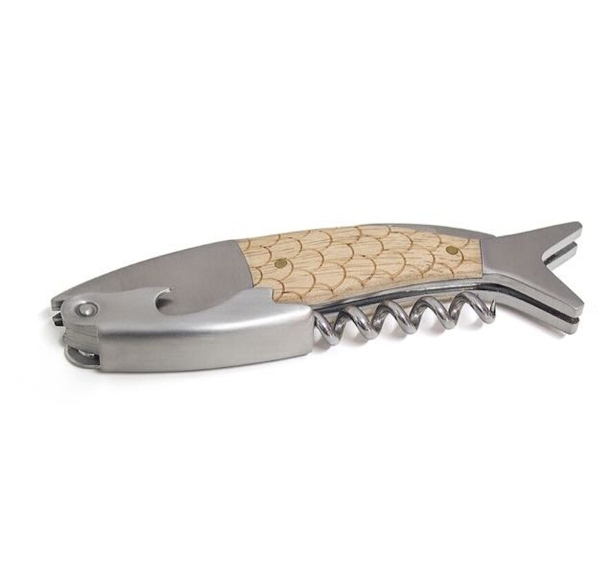 Corkscrew wild salmon