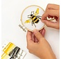 Mini Cross Stitch Embroidery Kit Bij