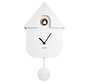 Wall Clock Modern Cuckoo white