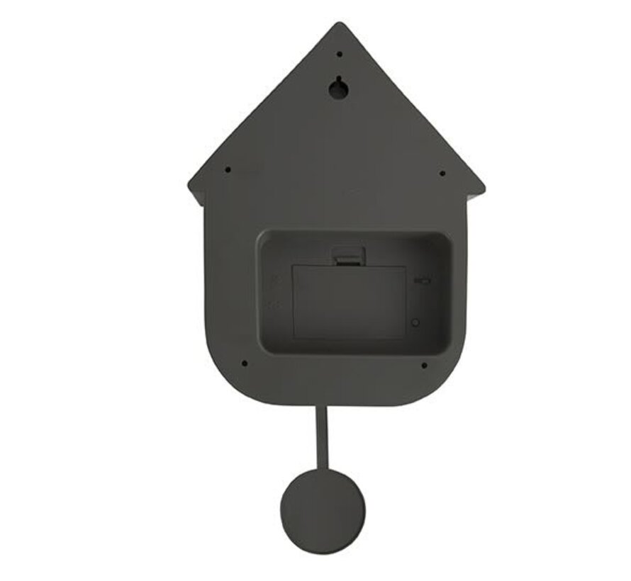 Wall Clock Modern Cuckoo Jungle Green