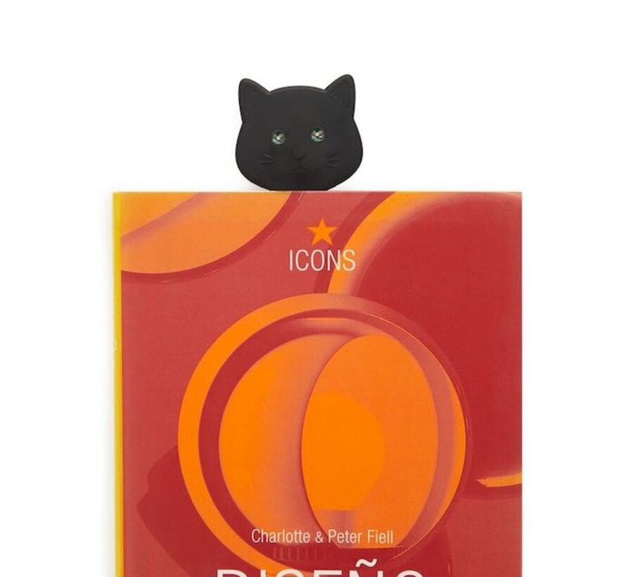Boekenlampje kat