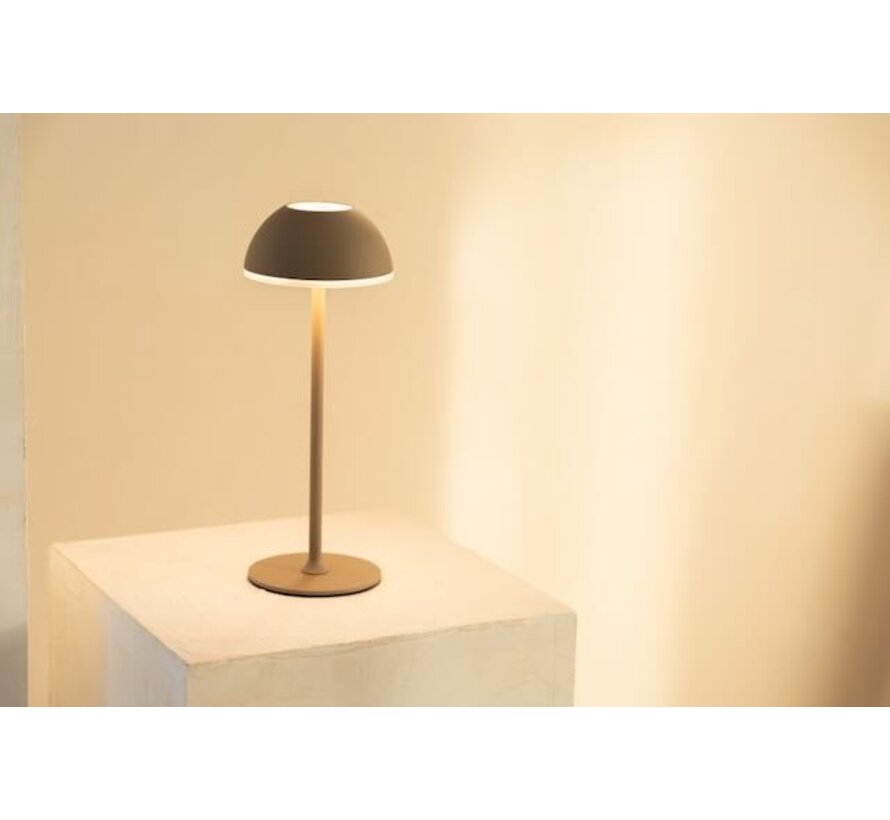 Led Tafellamp beige