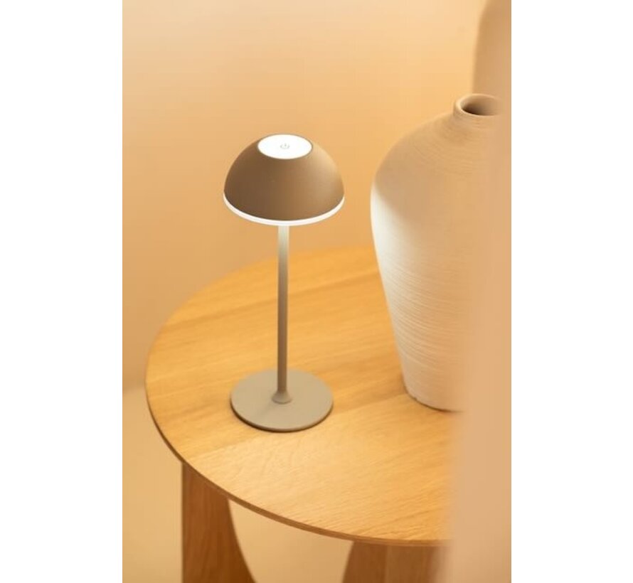 Led Tafellamp beige