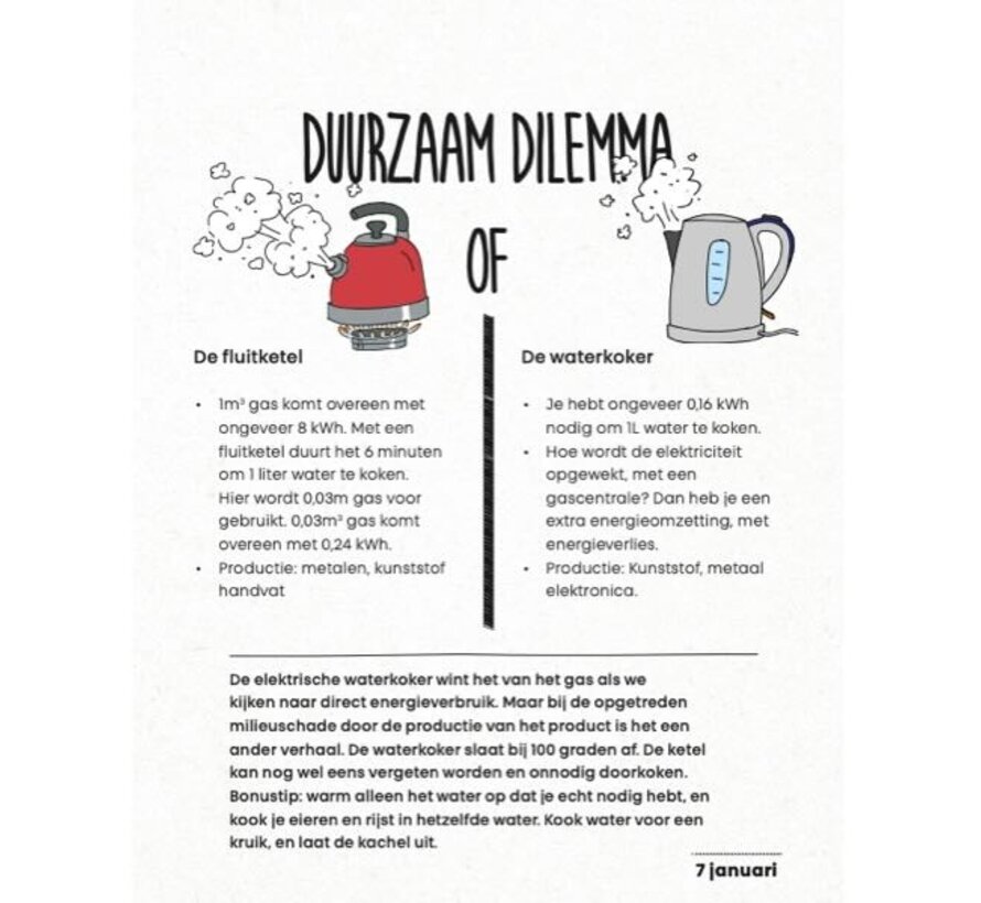 De Duurzame Scheurkalender