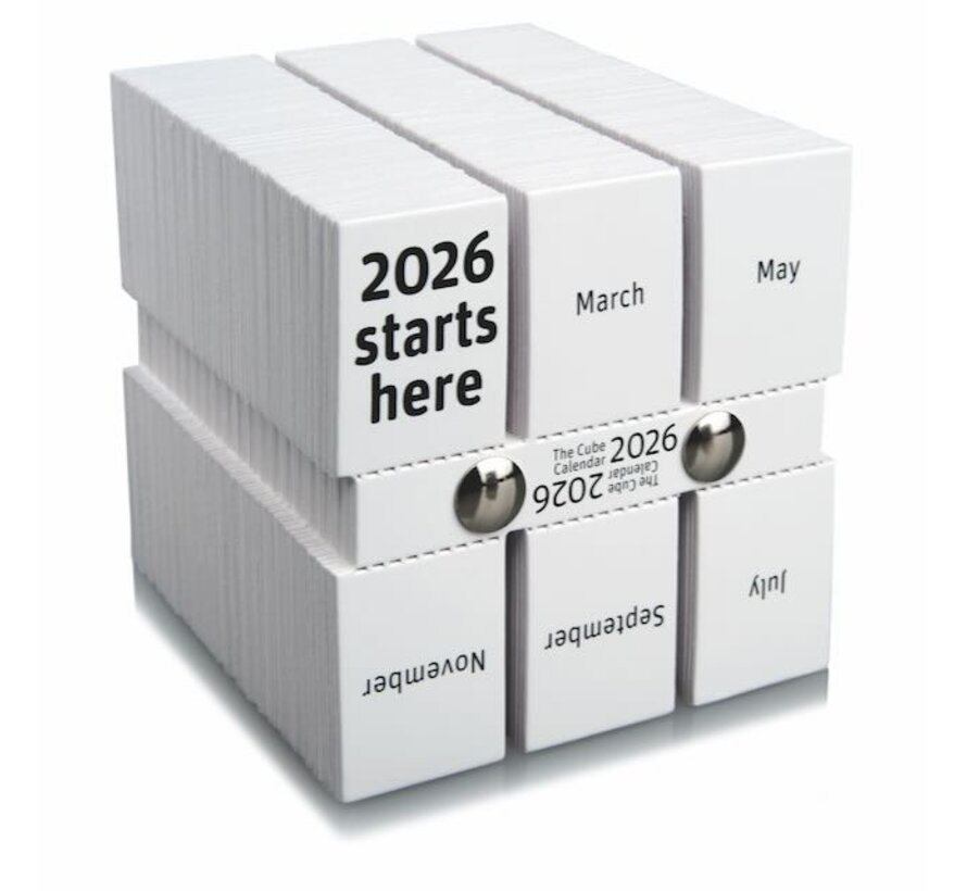 The Cube Calendar 2026