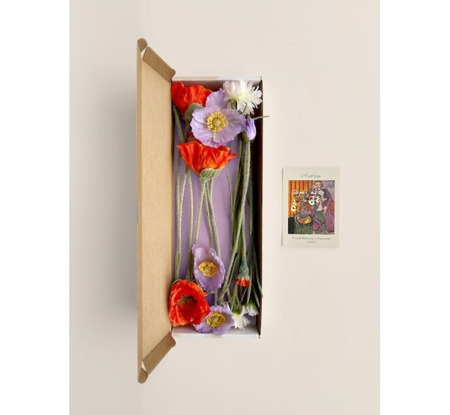 Zijden bloemenboeketje