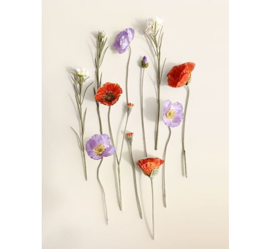 Zijden bloemenboeketje