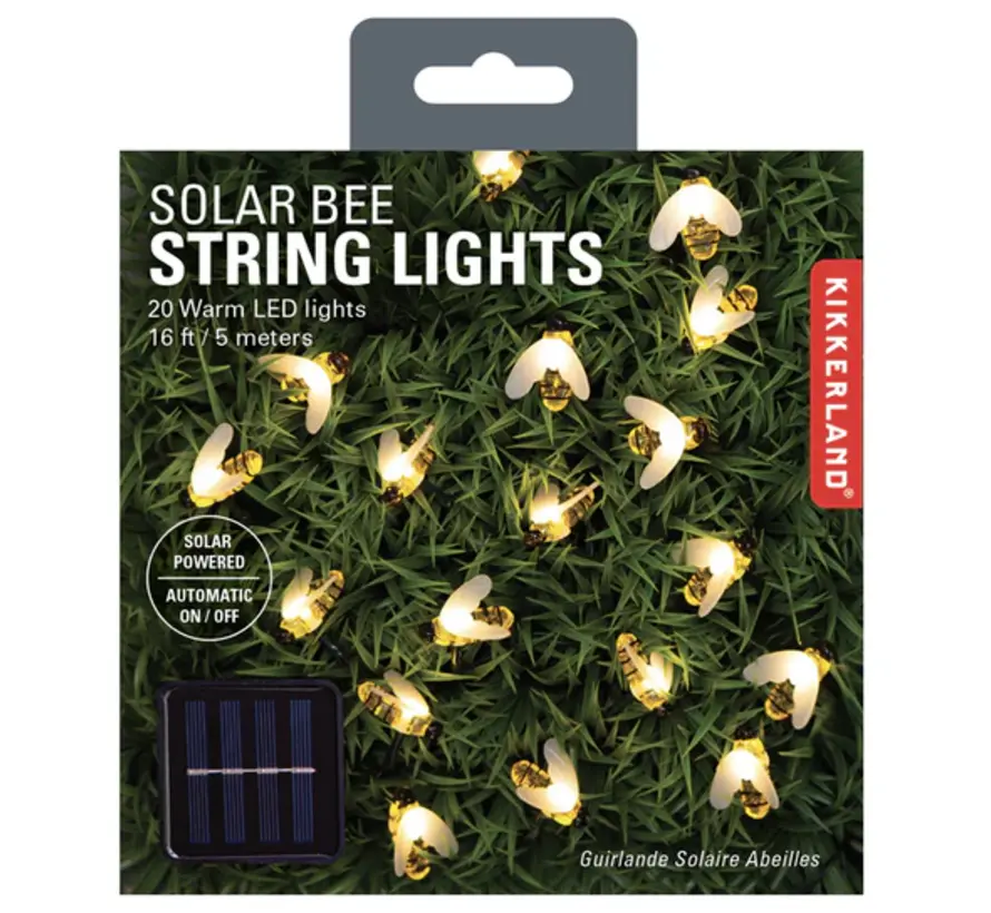 Snoer met bijenlampjes op zonne-energie