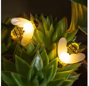 Kikkerland Snoer met bijenlampjes op zonne-energie