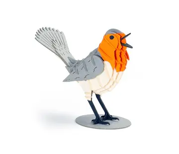 Kikkerland Roodborst 3D puzzle