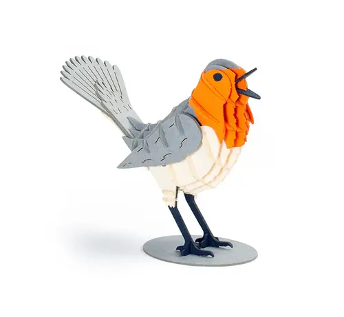 Kikkerland Roodborst 3D puzzle