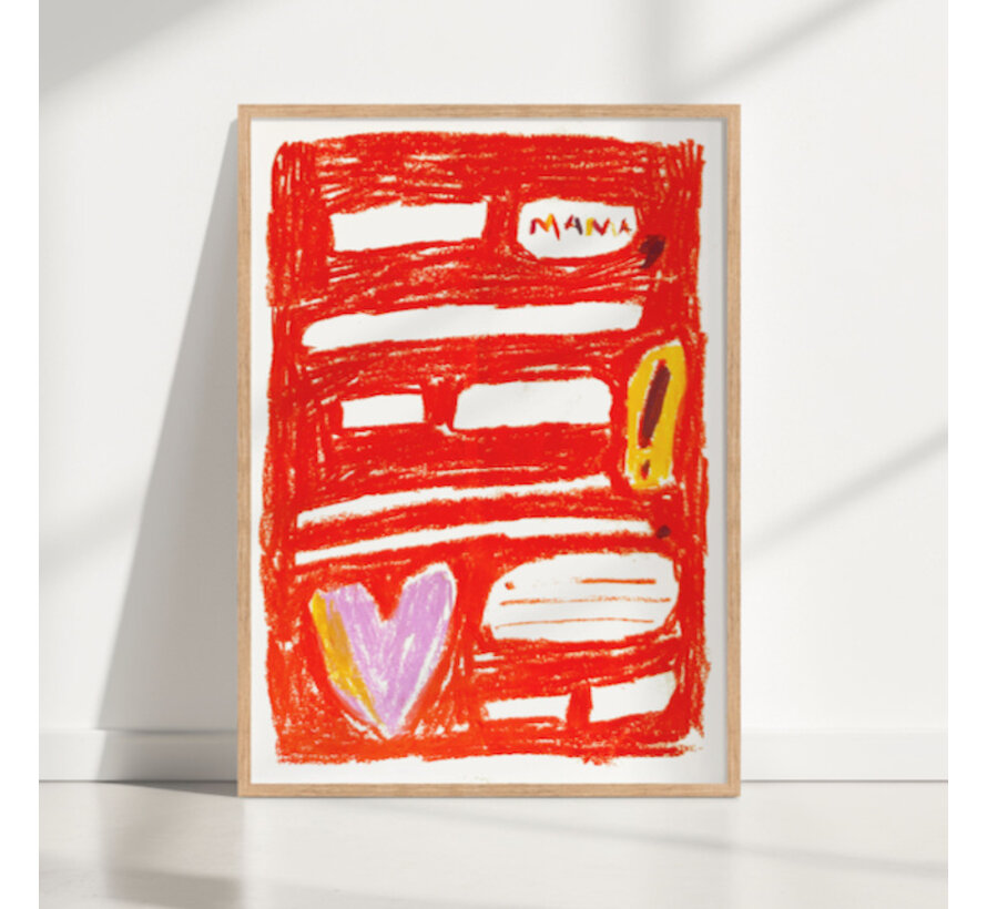 Kunstwerk vol briefliefde voor je moeder