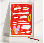 Kunstwerk vol briefliefde voor je moeder