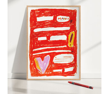 Kunstwerk vol briefliefde voor je moeder