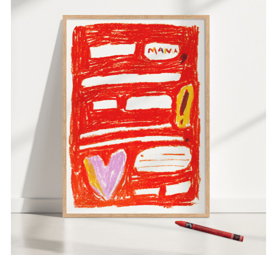 Kunstwerk vol briefliefde voor je moeder