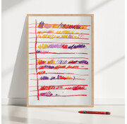 Kunstwerk vol briefliefde voor je moeder