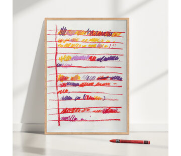 Kunstwerk vol briefliefde voor je moeder