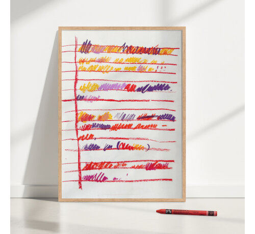 Kunstwerk vol briefliefde voor je moeder