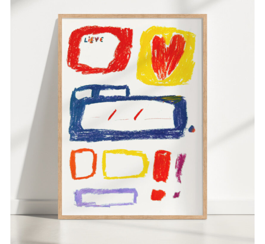 Kunstwerk vol briefliefde