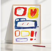 Kunstwerk vol briefliefde