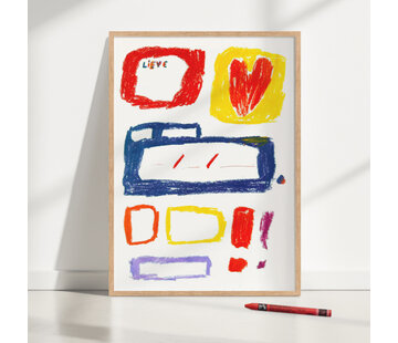 Kunstwerk vol briefliefde