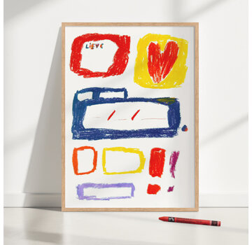 Kunstwerk vol briefliefde