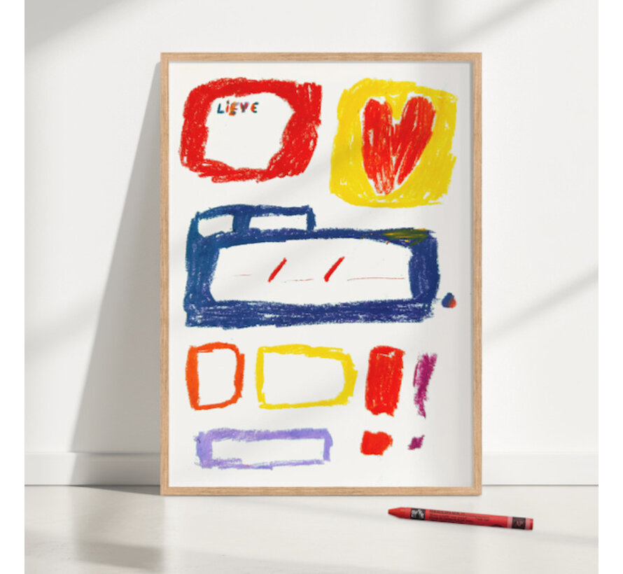 Kunstwerk vol briefliefde