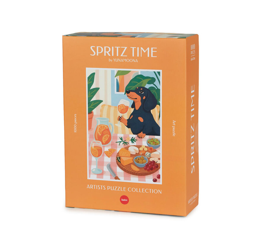 Puzzel Teckel Spritz Time 1000 Stukjes – Balvi Puzzle Spritz Time