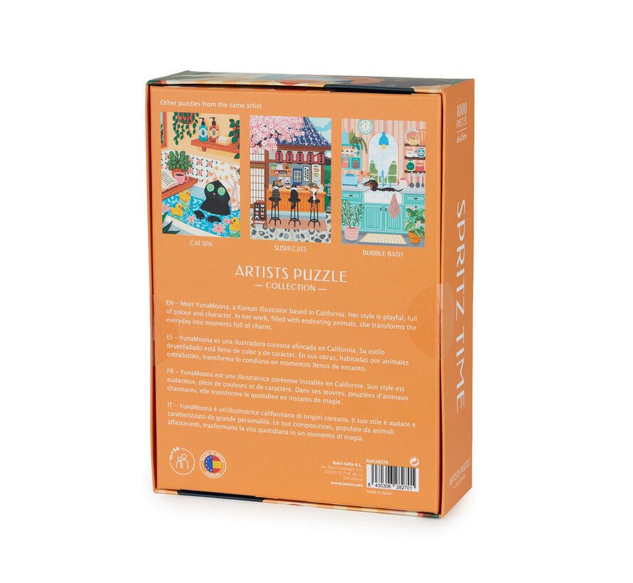 Puzzel Teckel Spritz Time 1000 Stukjes – Balvi Puzzle Spritz Time