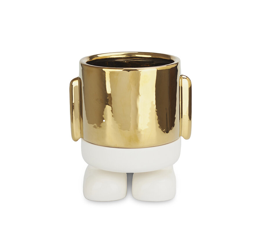 Bloempot op Poten Goud – Balvi Mr. Standy Gold Edition