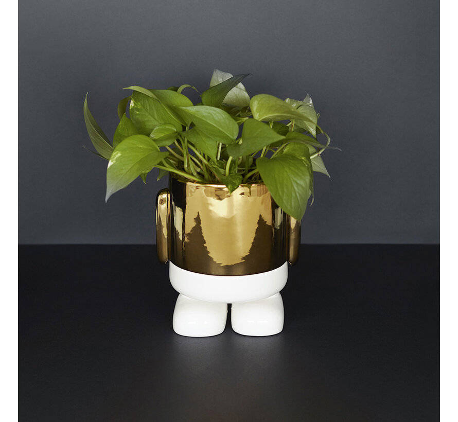 Bloempot op Poten Goud – Balvi Mr. Standy Gold Edition