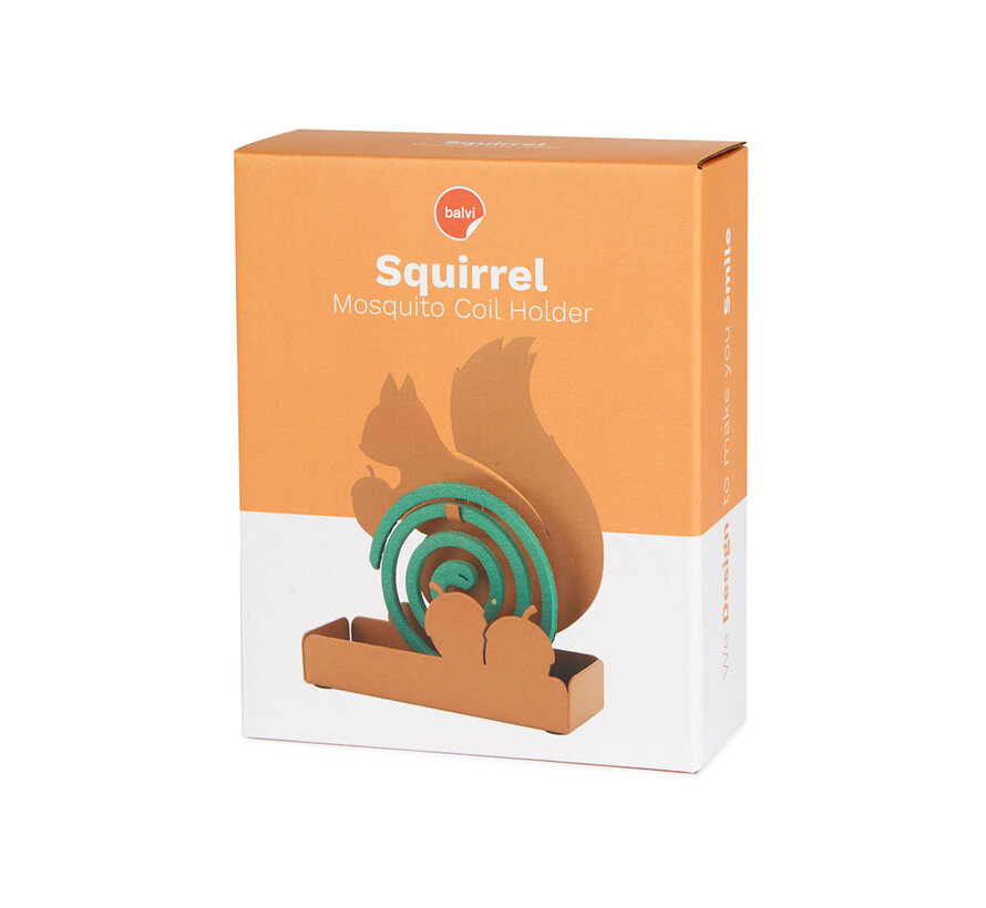 Muggenspiraalhouder Eekhoorn – Balvi Squirrel Mosquito Coil Holder